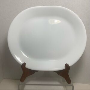 CORELLE winter frost white serving platter 12.25”.